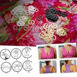 40pcs Breast Enhancer Bra strap clip concealer.